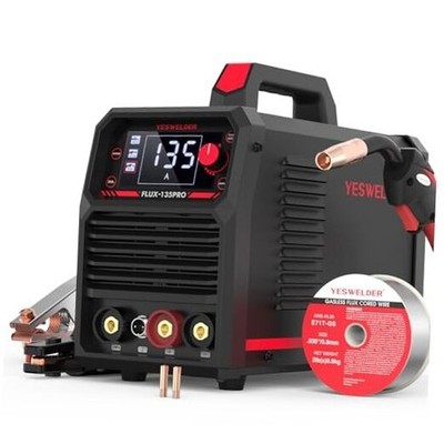  135Amp MIG Welder,110V Flux Core Welder Flux Core MIG/Lift FLUX-135PRO