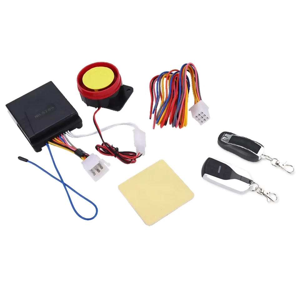12V ABS Motorcycle Bike Anti-Theft Security Alarm Wireless Remote Control - Image 3 of 4