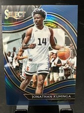 2021 Select JONATHAN KUMINGA Rookie Card #/99 Blue Refractor Warriors / Hawks