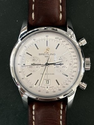 Breitling Transocean Chronograph 38 mm aus 2017 Full-Sett mit 3  Armbändern