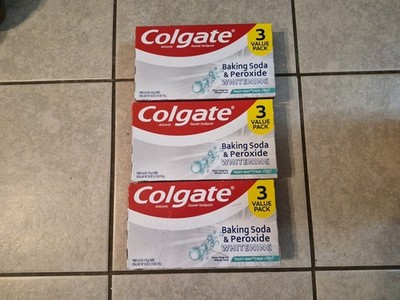 Colgate Baking SODA & Peroxide Whitening Toothpast Frosty Mint Ex 08/25
