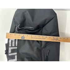 Nike Elite Basketball Backpack BA6164-014 Black Gray Sports Book Bag