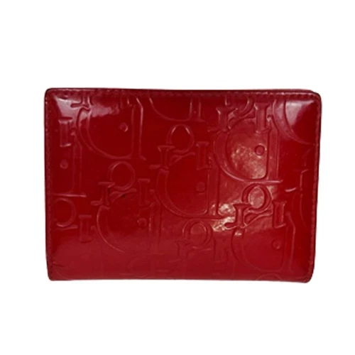 Portefeuille femme Dior Cannage rouge 12345 64552605