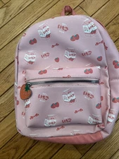 Strawberry Milk Hot topic Pink Backpack in Great Condition