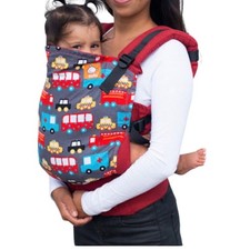 TULA Baby Carrier Transport Print Ergonomic Front Back Carrier Cars Buses Cotton