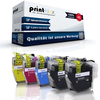 5x Alternative Tintenpatronen für Brother LC3213 Set XXL - Office Plus Serie