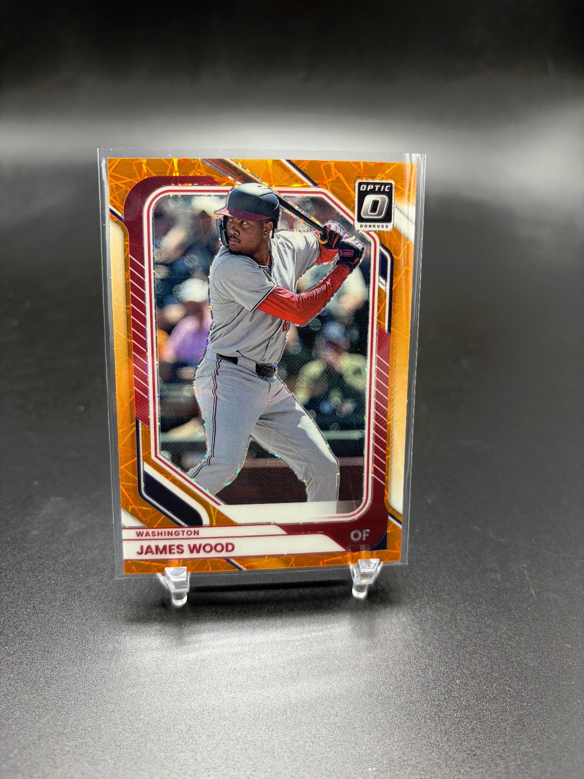 James Wood Orange Velocity 2026 Donruss #100 Optic Washington Nationals Parallel
