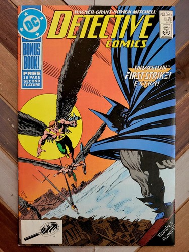 Detective Comics #595 VF- (DC 1988) Invasion Crossover + 16-pg Mr. Feeeze Bonus! - Picture 1 of 5
