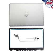New For HP 15-DW 15T-DW 15S-DY 15-GW Lcd Back Cover Bezel Hinges Silver