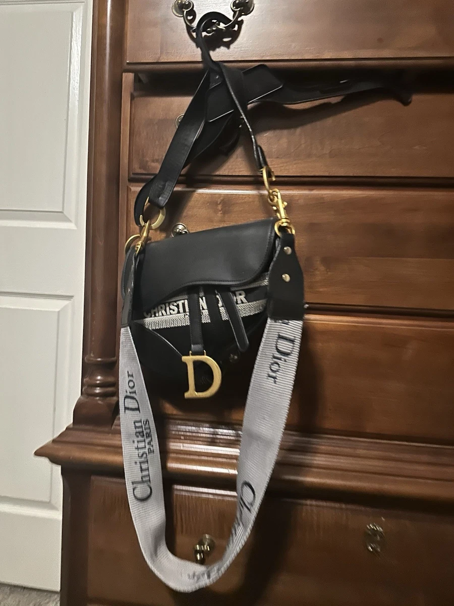 Dior Black Leather Exterior Bags & Handbags for Women for sale | eBay