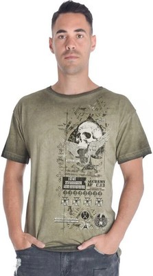 Alchemy England T-Shirt Herren Apocalypse Man`s T-Shirt grün L