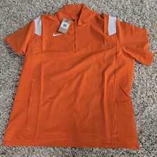 NWT NIKE MENS SHORT SLEEVE JACKET 3X ORANGE