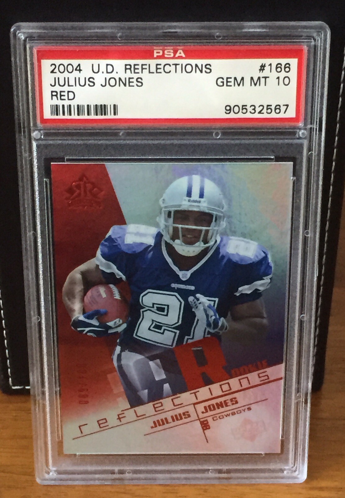 Julius Jones Upper Deck Reflections #166 Red