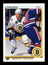 Craig Janney 1990-91 Upper Deck Hockey NHL #234a Boston Bruins