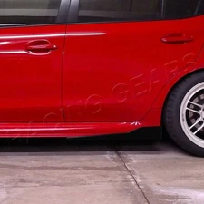 2 X BLACK CAR SIDE SKIRT ROCKER SPLITTERS WINGLET WINGS CANARD DIFFUSER 23.5"X4"