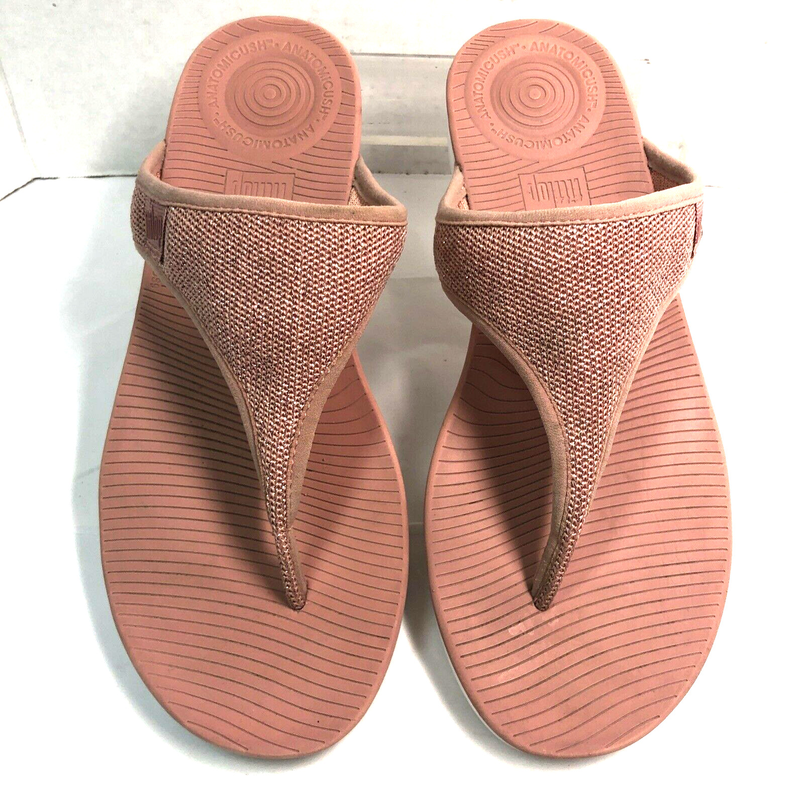 Fit Flop Anatomicush Women Flip Flop Sandals Size 9 … Gem