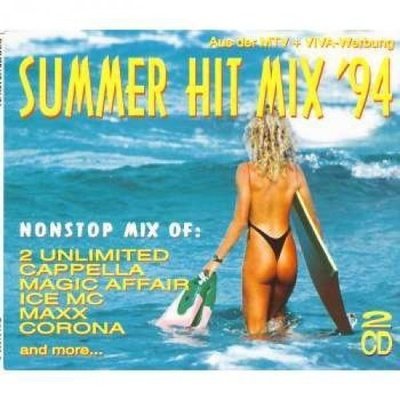 Summer Hit Mix '94 (#zyx81009) 2 Unlimited, Cappella, Magic Affair, Ice.. [2 CD]