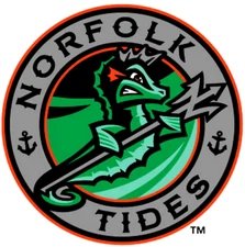 Norfolk Tides 4 Inch ( AAA Orioles ) MiLB Die-Cut Decal Sticker *Free Shipping