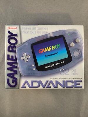 Nintendo Game Boy Advance - Glacier - AGB-001 - Complete In Box