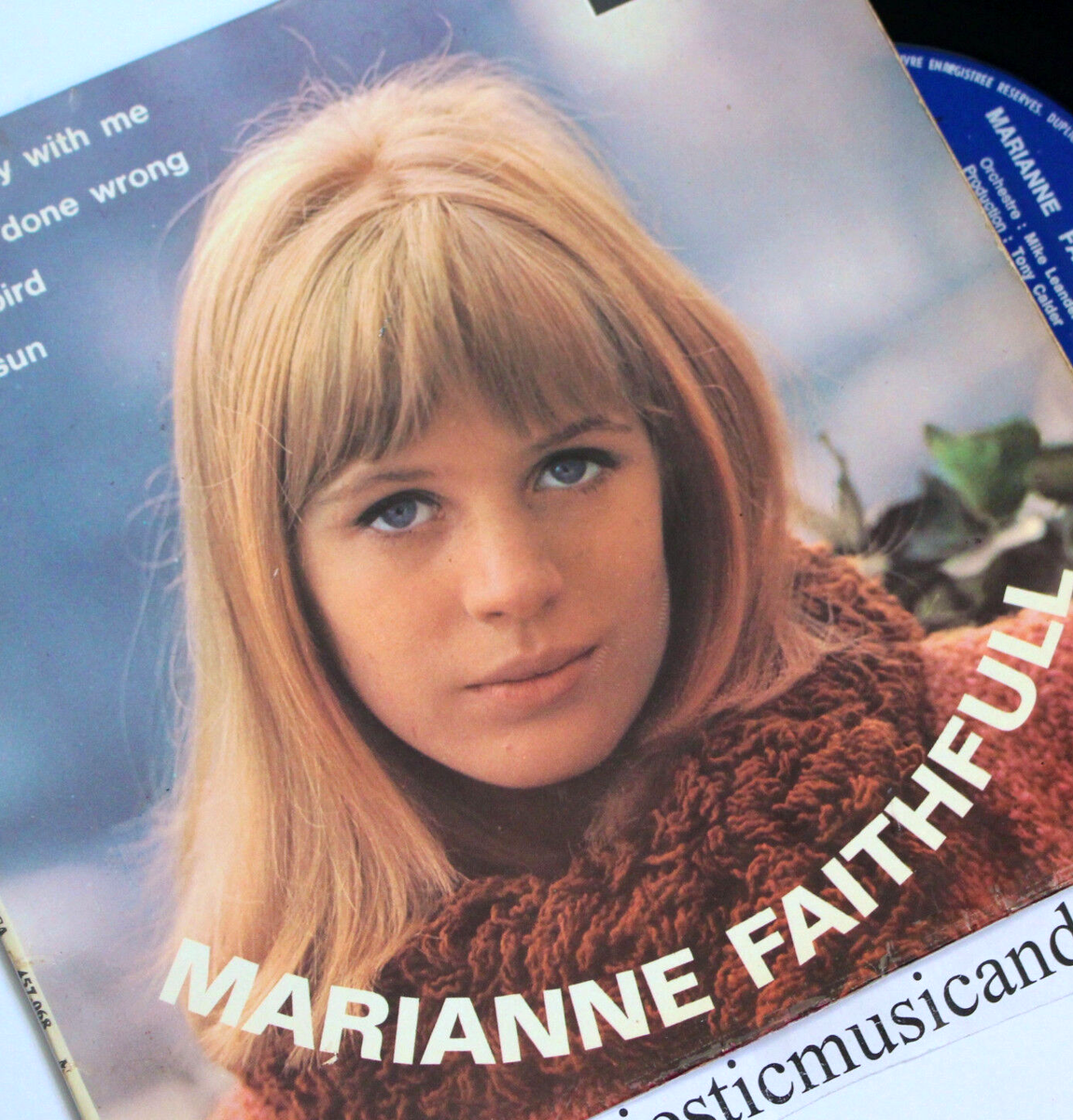 MARIANNE FAITHFULL ORIGINAL 1965 FRANCE EP 7 INCH VINYL VERY RARE