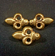Brass Belt Mounts, Medieval Replica Leather Belt Decor, England LARP Belt Studs