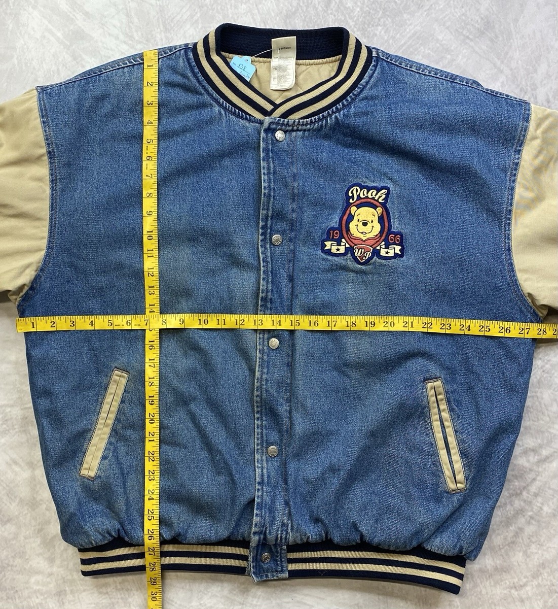 Vintage The Disney Catalog Winnie The POOH 1966 Denim Varsity