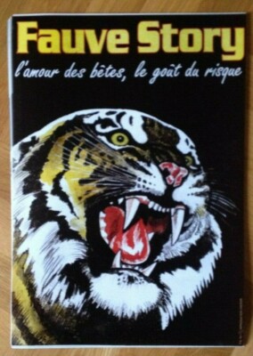 Karton Poster Zirkus Zirkus Zirkus Fauve Story Tiger
