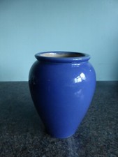 Vintage - Mediu, - Grès - Vase / Pot - Bleu