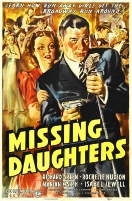 Missing Daughters poster Rochelle Hudson Richard Arlen 1939 Old Movie Photo