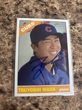 Tsuyoshi Wada Signed 2015 Topps Heritage Auto Chicago Cubs # 322