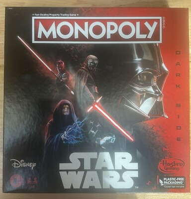 Monopoly: Disney Star Wars Dark Side Edition Board Game Family Game Night
