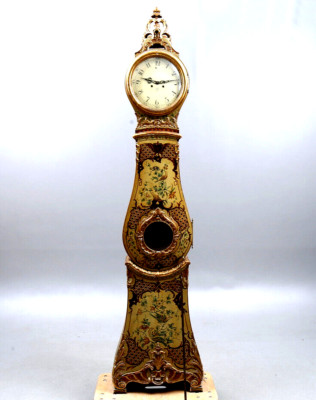 Prachtvolle antike Mora clock uhr schwedische Standuhr Rokokostil