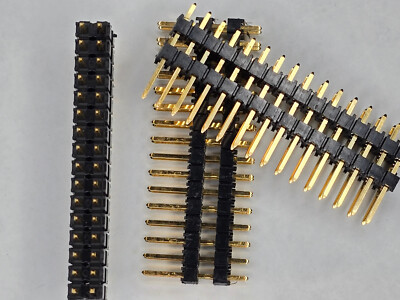 10pcs SAMTEC DW-16-15-G-D-290 32 PIN GOLD PLATED  .025  SQ Board Stackers