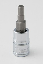 Titan 15604 1/4-Inch Drive x 4mm Hex Bit Sock...