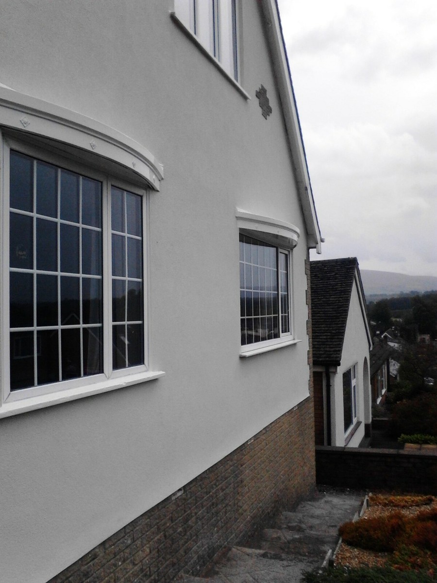 House K Rend On Concrete Block K-Rend K1 Silicone Scraped