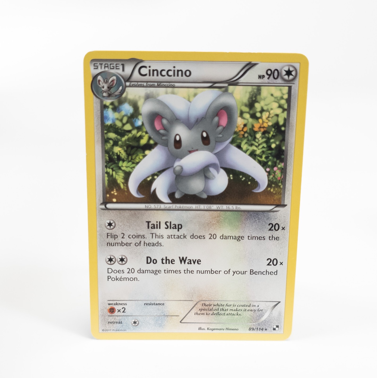 Cinccino 89/114 Pokemon Black and White Rare NM