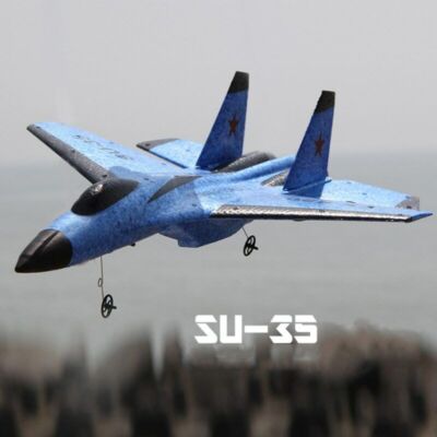Kind Weihnachtsgeschenk EPP Schaumstoff SU-35 Modellflugzeug Spielzeug Ferngesteuertes Flugzeug RC Segelflugzeug