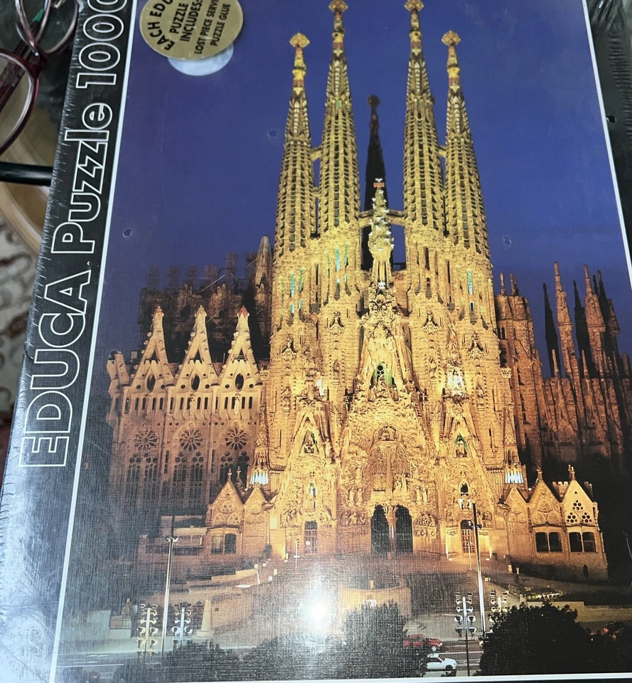 1000 pcs Jigsaw Puzzle: Sagrada Familia (EDUCA 13300) 68 x 48cm New collectible - Image 2 of 3