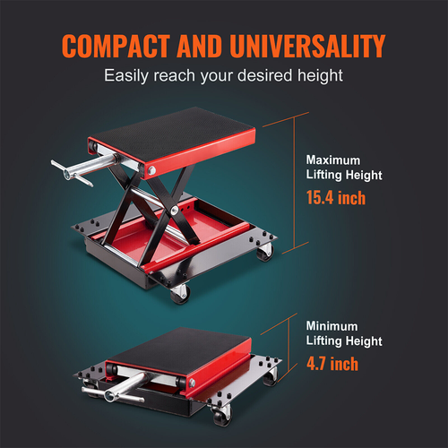 500KG Heavy Duty Hydraulic Motorcycle Lift Table Dirt Bike Scissor Jack Stand - Picture 8 of 12