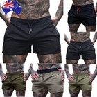 Men Fitness Sports Shorts Football Pants Gym Workout Quick Dry Training Running