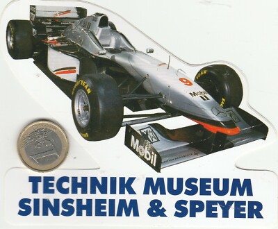 STICKERS . TECHNIK MUSEUM by SINSHEIM & SPEYER. Formula 1