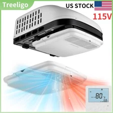 115V 15000BTU RV Air Conditioner Heat&Cool Electric Rooftop AC Unit for RV Truck