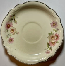 Vintage Homer Laughlin Virginia Rose Bread Dessert Plate 5 3/4”