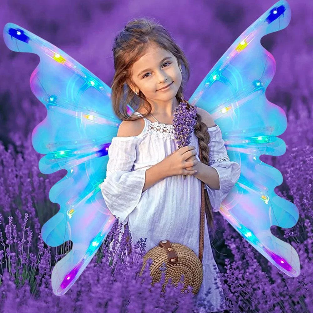 Electric Angel Wing Flapping Butterfly Wing LED Fairy Wing Costume