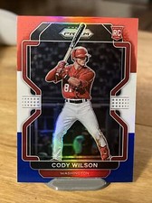 2022 Panini Prizm - Red White & Blue Prizm #94 Cody Wilson (RC)