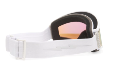 New Electric Roteck Ski Goggles Static White/Coyote Pink VLT