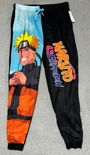 Shippuden Naruto Anime Manga Pajama Sleep Pants Mens Large NEW