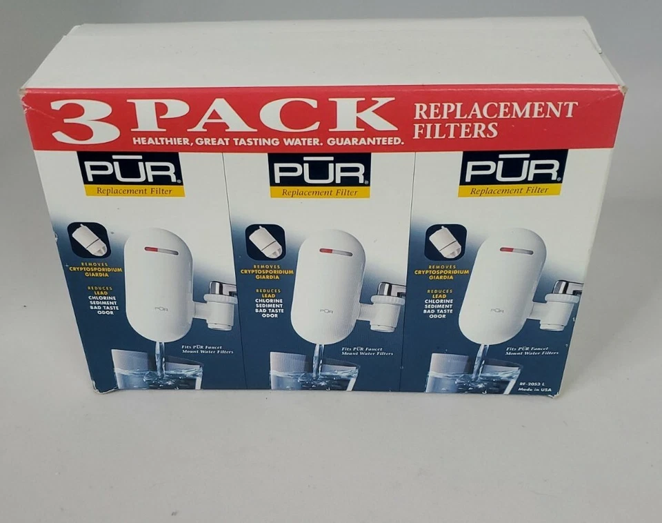 PUR Faucet Mount Water Filter Replacement 3 Pack RF-2053 - Image 2 of 2