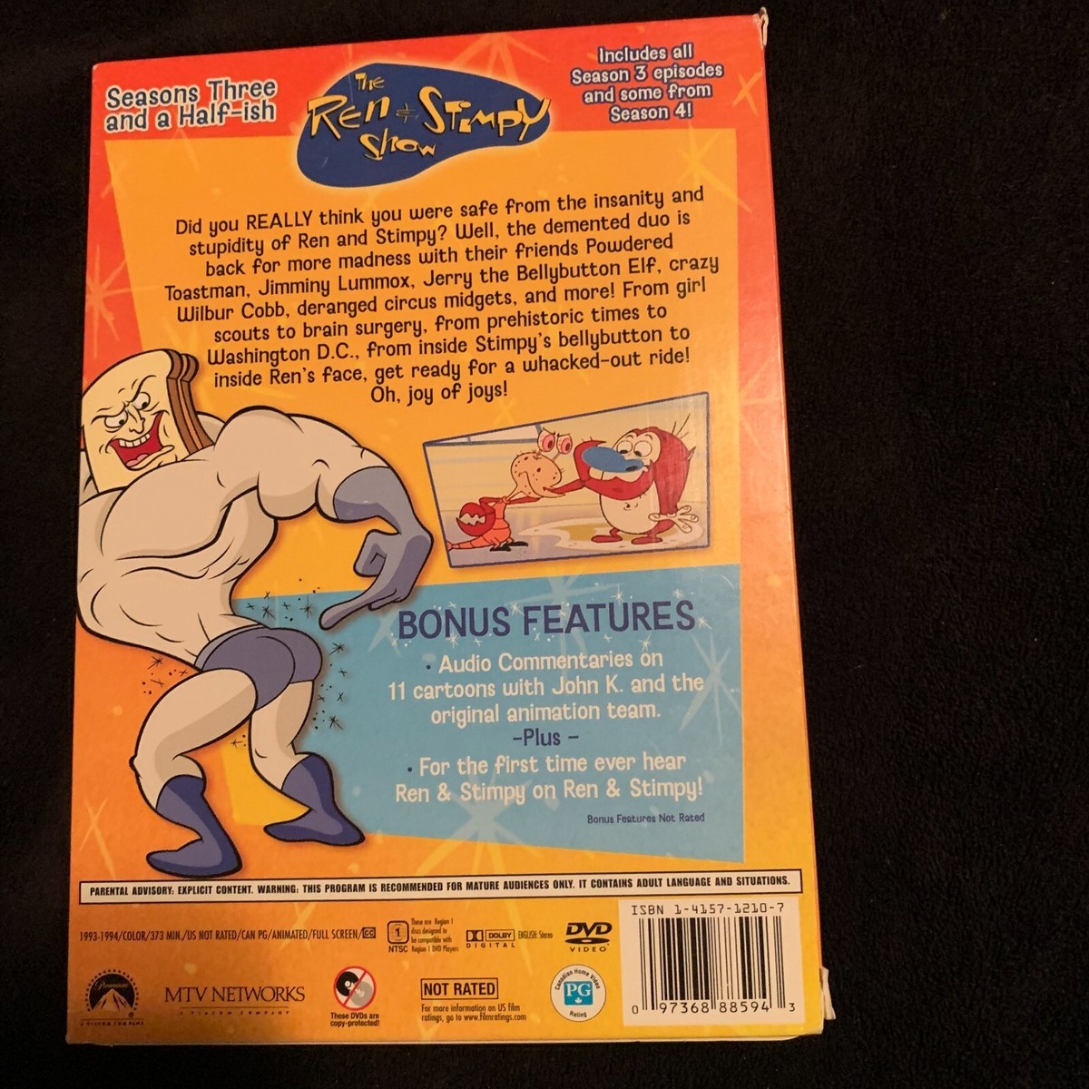 Ren & Stimpy Show Seasons 3 + a Half-ish DVD SIGNED BY John