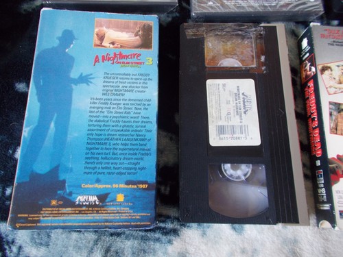2 VHS, 2 DVD, 7 Redbox Cases, Halloween-Horror, Hellraiser, Elm Street 3, Freddy - Picture 10 of 19